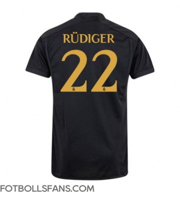 Real Madrid Antonio Rudiger #22 Replika Tredje Tröja 2023-24 Kortärmad